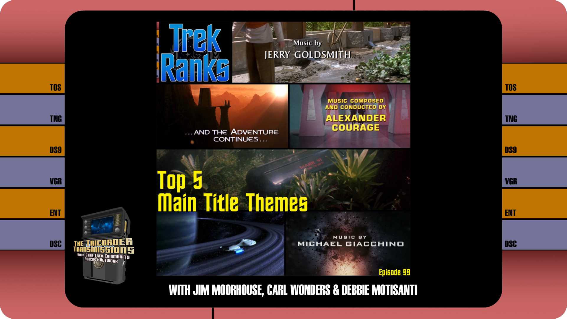 Trek Ranks Episode 99: Top 5 Main Title Themes